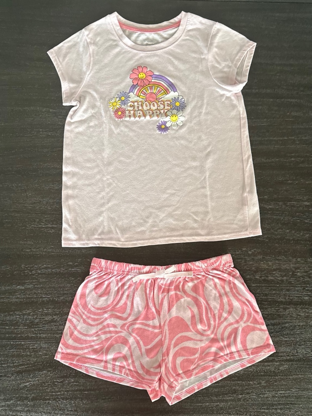 Wonder Nation Girls Large (10/12) Pajama Set